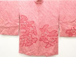 本総絞り　花模様　絵羽織